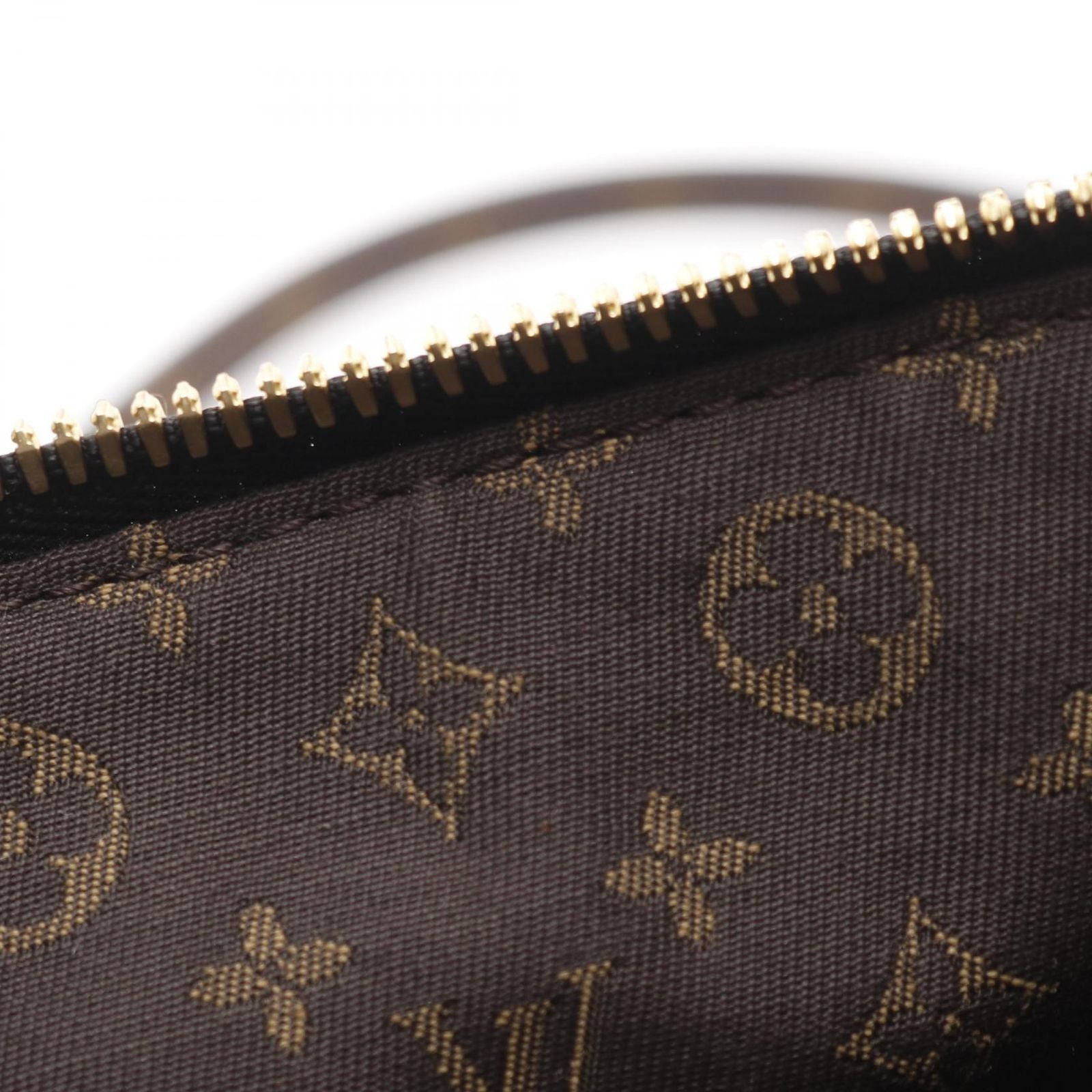 Louis Vuitton Shoulder Bag PM Monogram Noir Leather — view 8