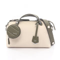 Fendi Handbag by the Way Medium Midi Nalale Khaki Canvas