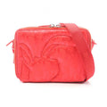 Dior Dio Shoulder Bag Erl Red Nylon Leather Erl Jipouch Quilted