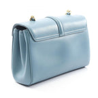 Celine Seri Shoulder Bag Blue Leather Tee — view 2