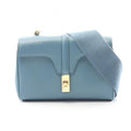 Celine Seri Shoulder Bag Blue Leather Tee