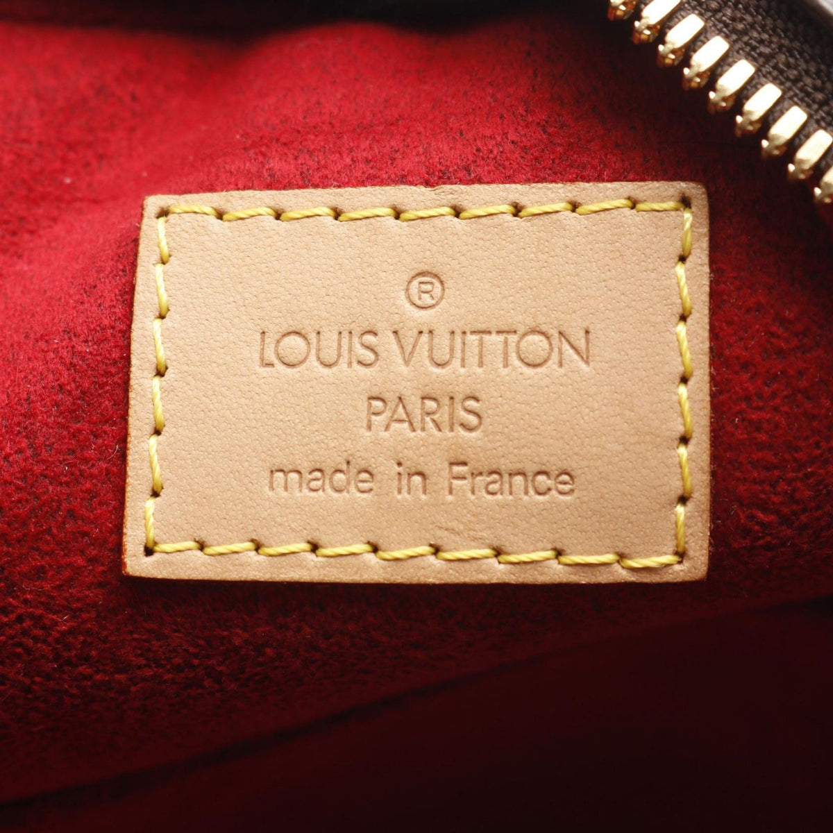 Louis Vuitton Handbag Monogram Canvas Leather — view 4