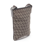 Fendi Shoulder Bag of Da Ninebrown Canvas Leather — view 2
