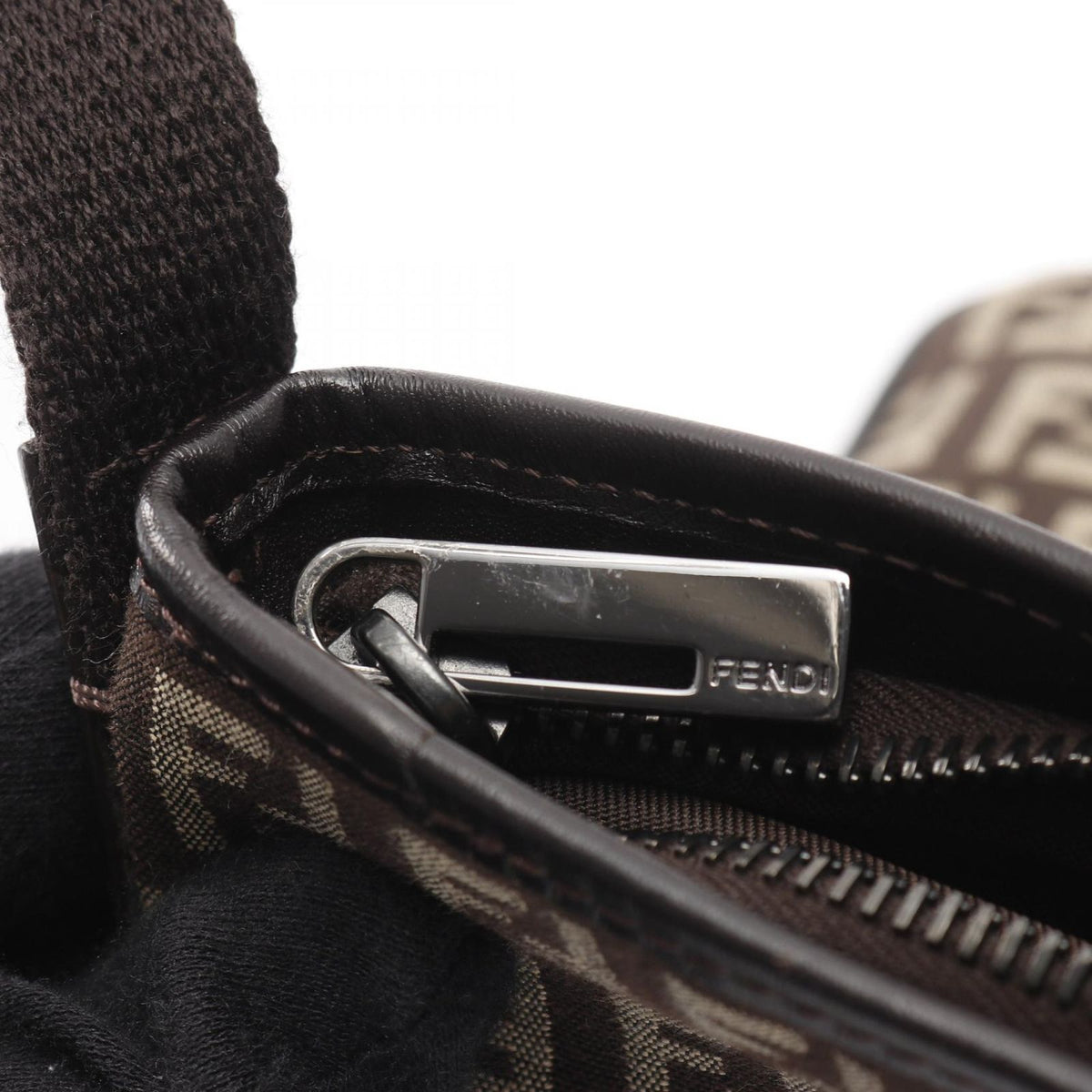 Fendi Shoulder Bag of Da Ninebrown Canvas Leather — view 7