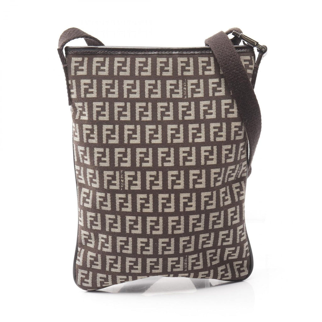 Fendi Shoulder Bag of Da Ninebrown Canvas Leather