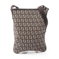 Fendi Shoulder Bag of Da Ninebrown Canvas Leather