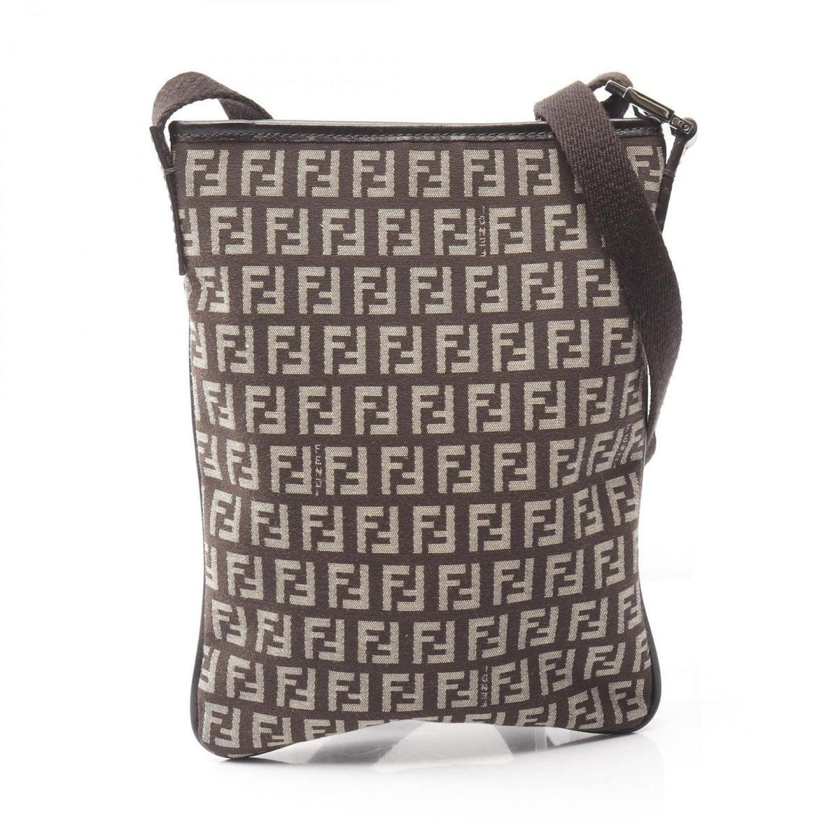 Fendi Shoulder Bag of Da Ninebrown Canvas Leather
