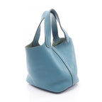Hermes Handbag Picotin Lock PM Blue Leather — view 2