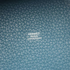 Hermes Handbag Picotin Lock PM Blue Leather — view 4