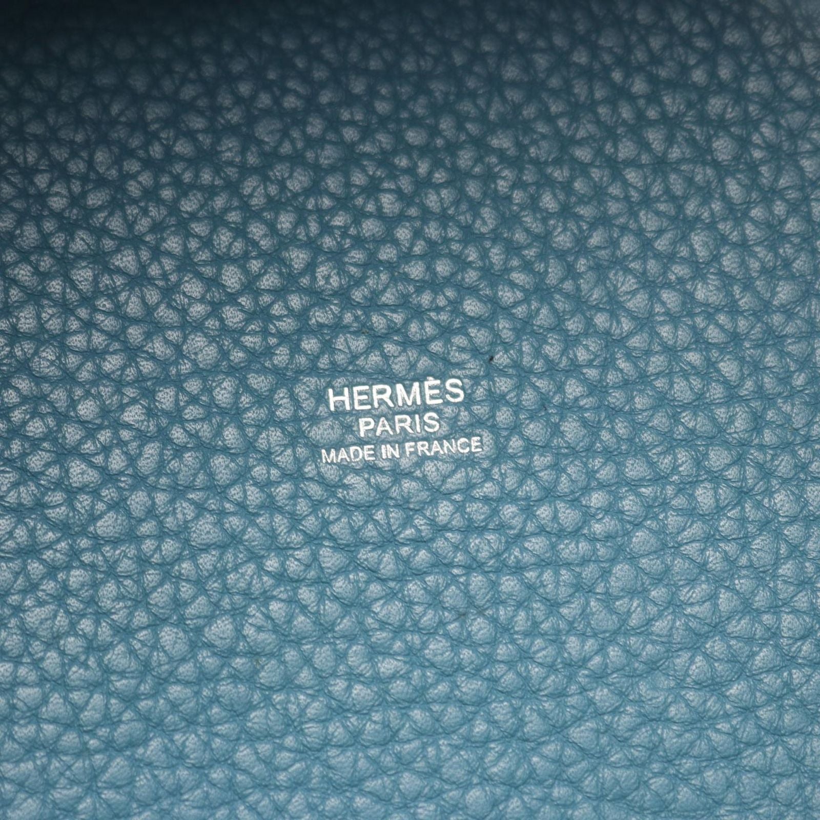 Hermes Handbag Picotin Lock PM Blue Leather — view 4