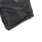 Prada Handbag Black Nylon Triangle Logo — view 7
