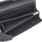 Chanel Bifold Wallet Quilted Black Caviar Leather Zip — view 3