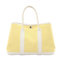 Hermes Tote Garden Party TPM Souffle White Canvas