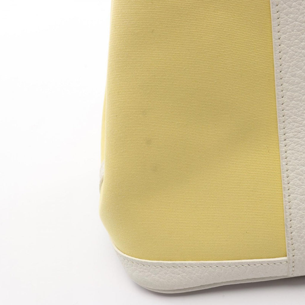 Hermes Tote Garden Party TPM Souffle White Canvas — view 8