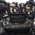 Dior Handbag Book Tote Tikal Mini Phone Oh Breek Navy Canvas Oh Oblique Cook — view 4