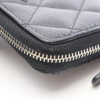 Chanel Coin Case Classic Zip Spa Quilted Black Fu — view 7