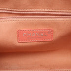 Chanel Shoulder Bag Deauville Sa Mont Pink Canvas Leather — view 4