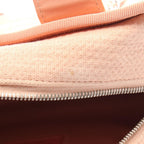 Chanel Shoulder Bag Deauville Sa Mont Pink Canvas Leather — view 7