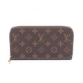Louis Vuitton Round Wallet Zippy Coating Ting Canvas