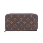 Louis Vuitton Round Wallet Zippy Coating Ting Canvas