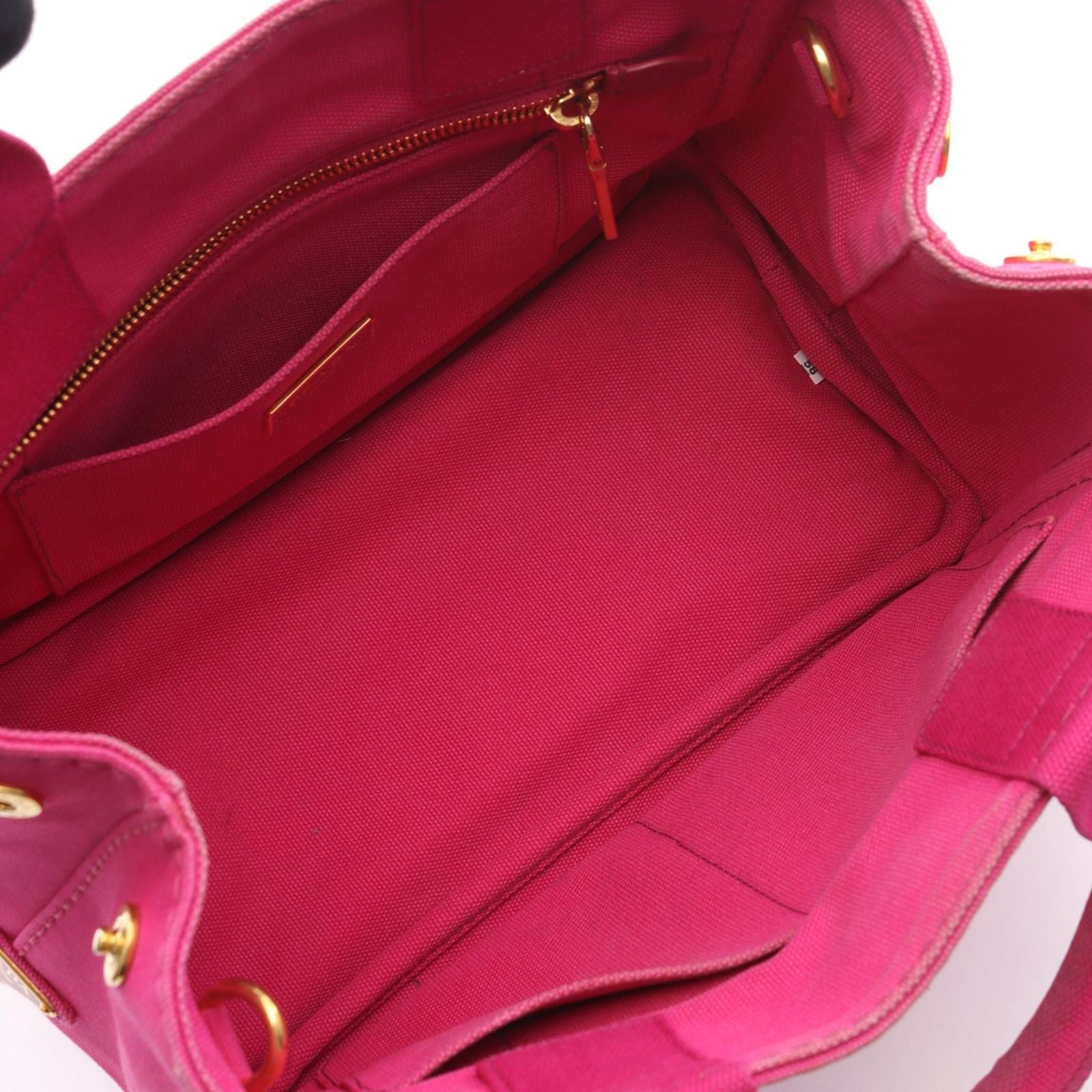 Prada Tote Canapa Hu Xia Pink Canvas 2-Way — view 3