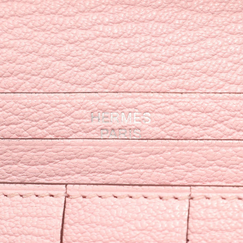 Hermes Bifold Wallet Bearn Soufflelo Zusakura Leather Zus — view 5