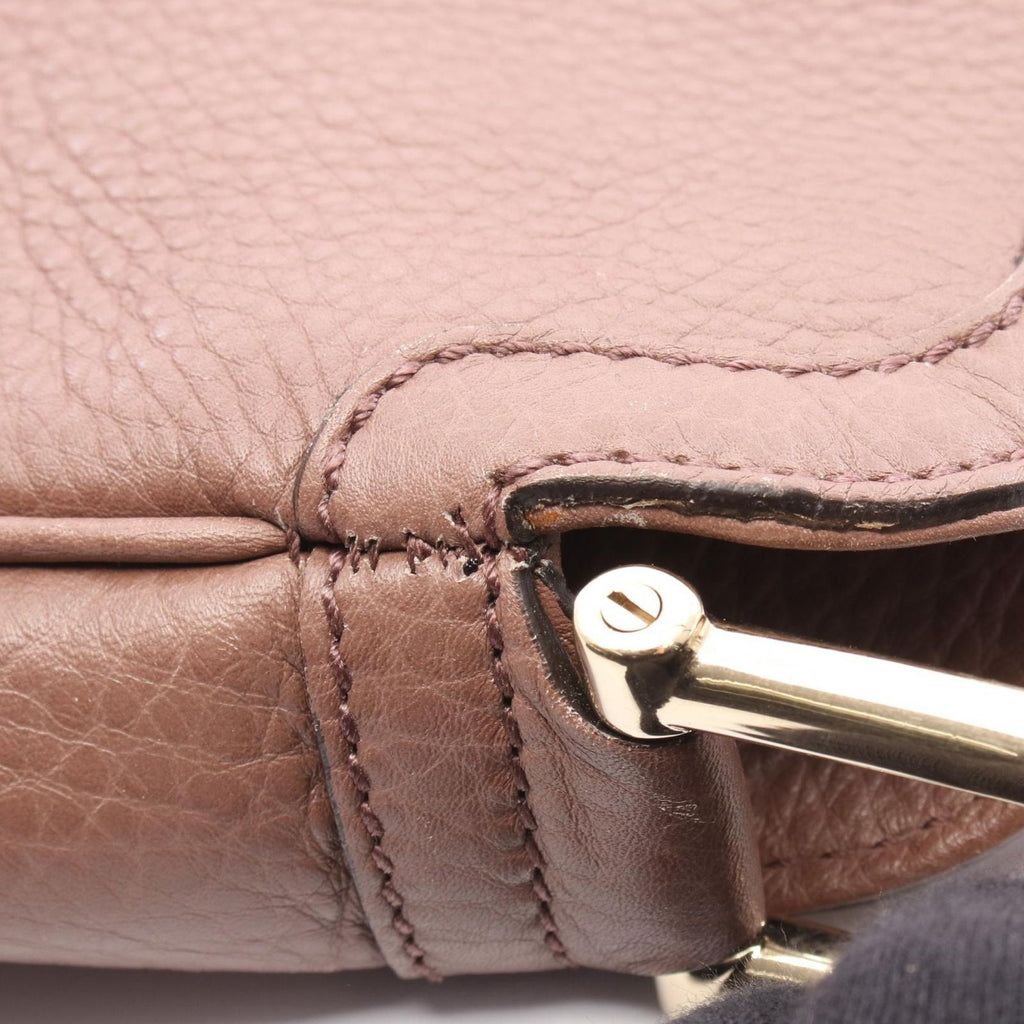 Gucci Shoulder Bag Diana Bamboo Pink Brown Leather — view 8