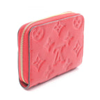 Louis Vuitton Coin Case Zippy Coinpa Cerise Leather Sledy — view 2