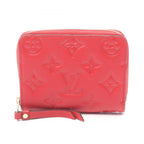Louis Vuitton Coin Case Zippy Coinpa Cerise Leather Sledy