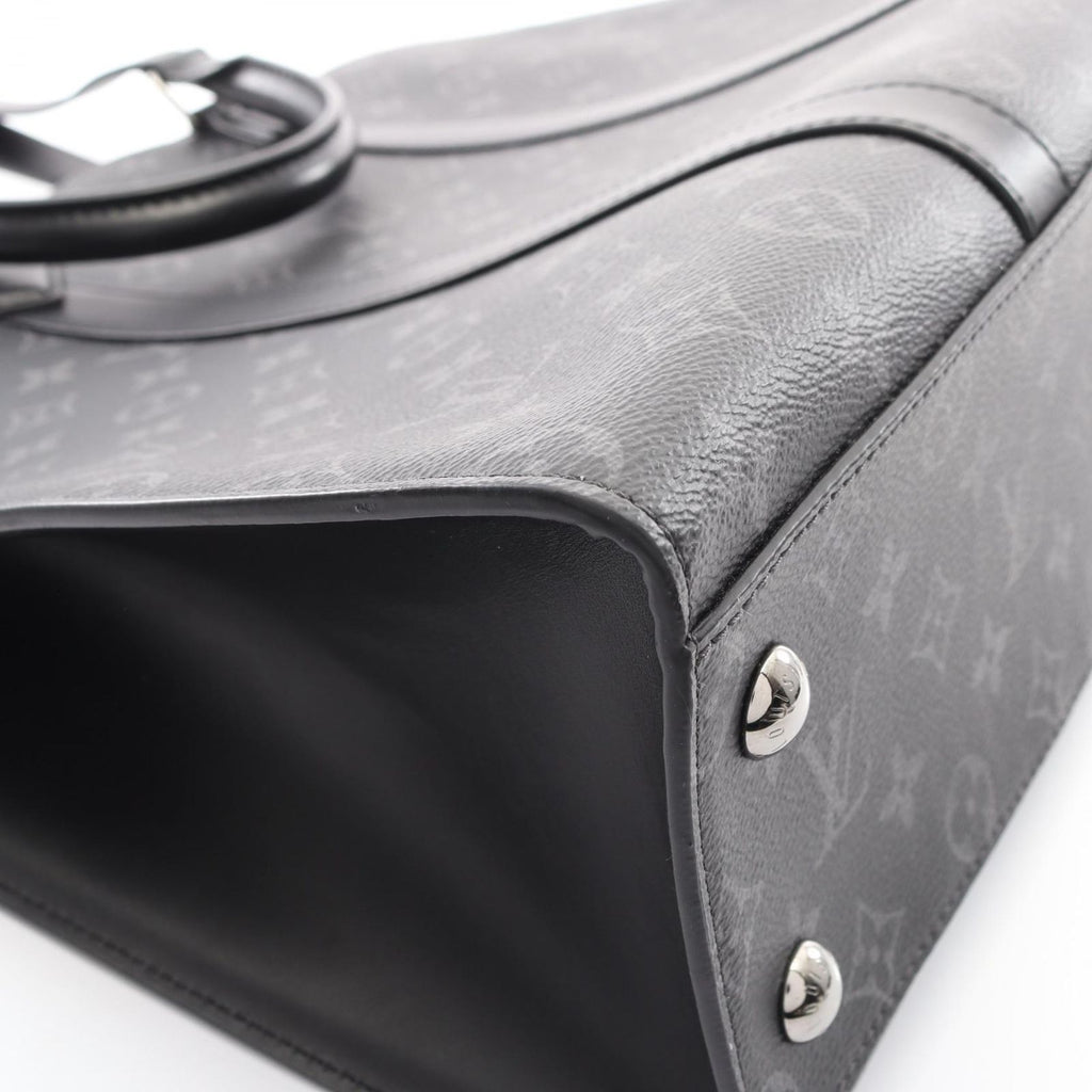 Louis Vuitton Tote Sac Plat Co Ting Canvas Leather — view 5