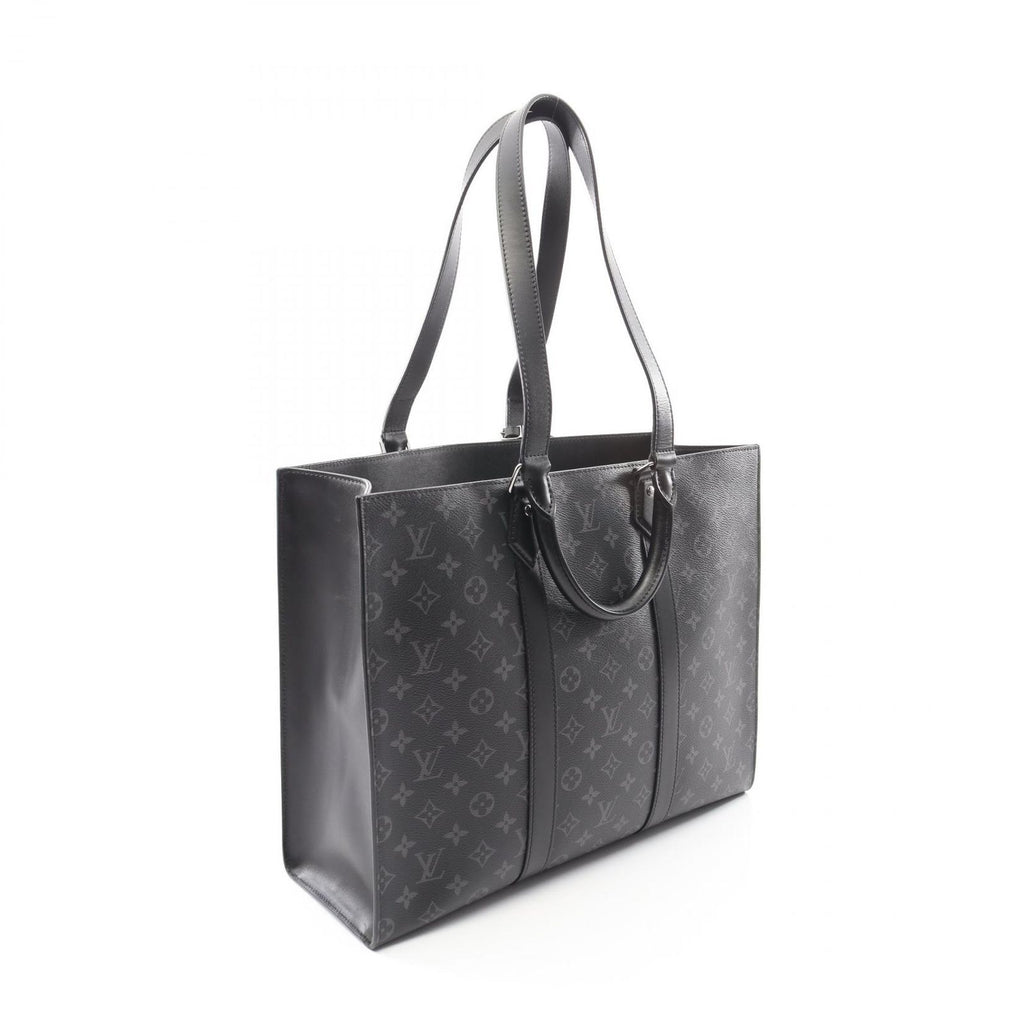 Louis Vuitton Tote Sac Plat Co Ting Canvas Leather — view 2
