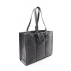 Louis Vuitton Tote Sac Plat Co Ting Canvas Leather — view 2