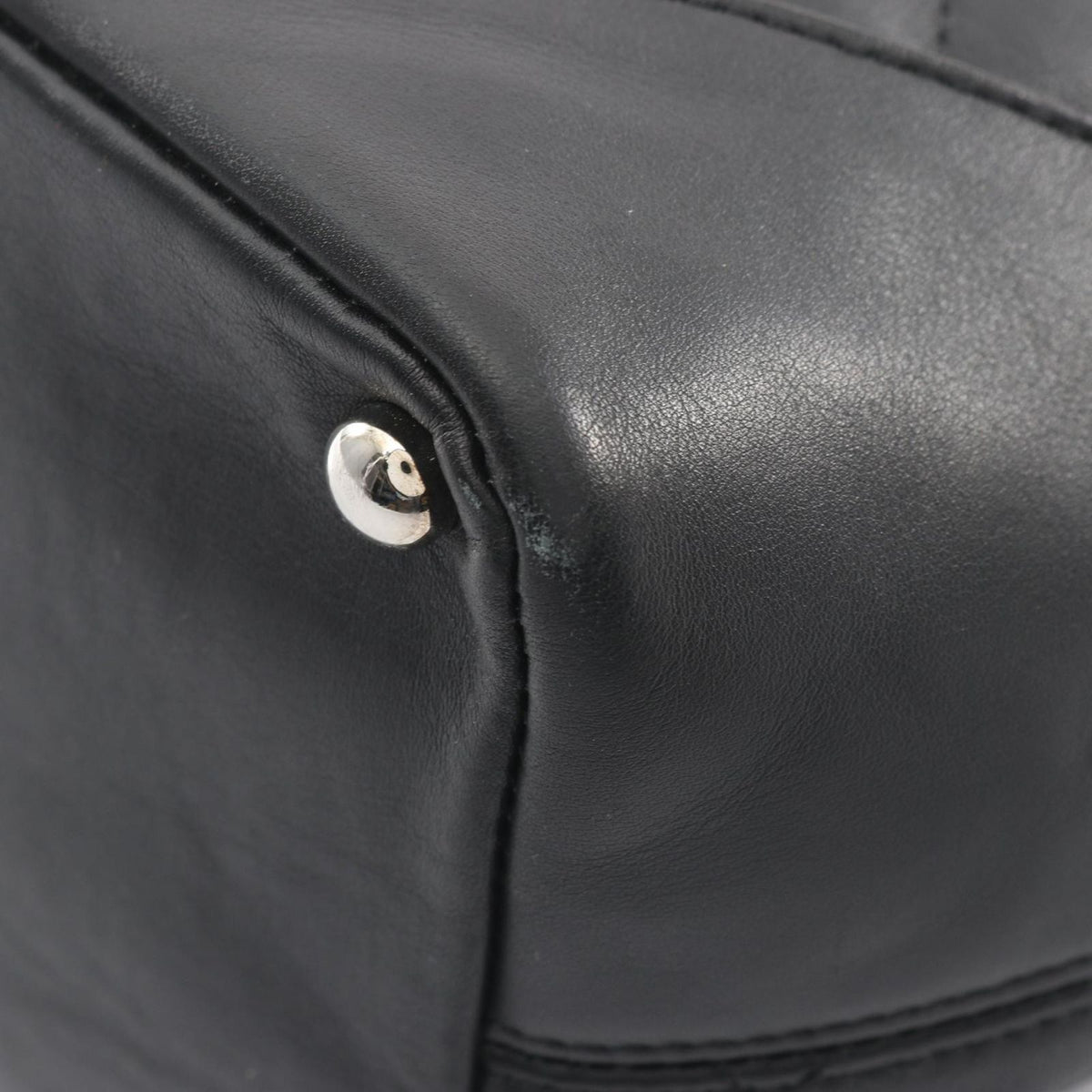 Chanel Tote Cambon Line Black Enamel Leather Patent — view 6