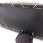Chanel Handbag Wild Stitch Black Leather — view 6