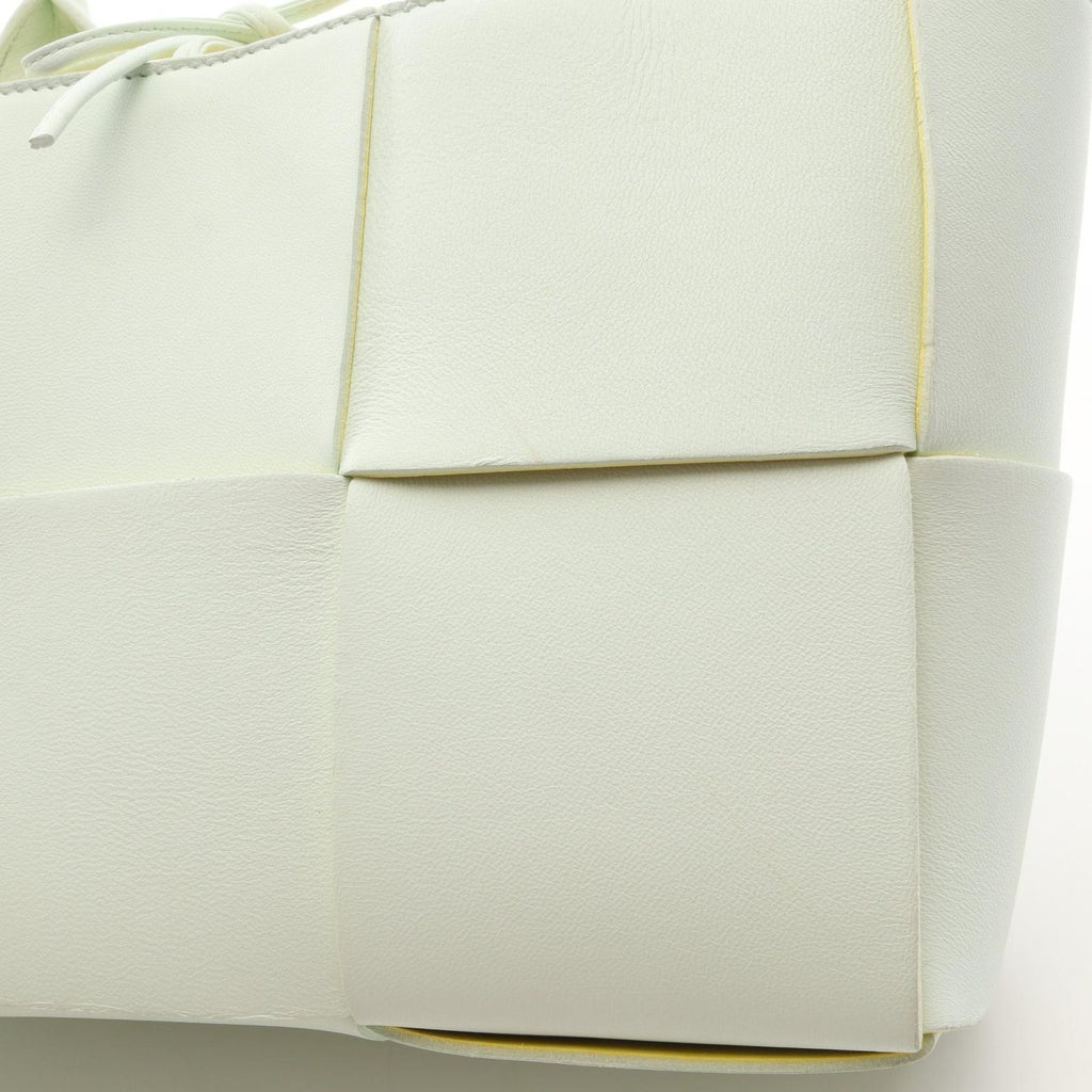 Bottega Veneta Tote Mini Colored Green Yellow Leather Maxi Intrecha Tomini Alco — view 7