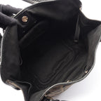 Celine Handbag Bittersweet Saluki Black Blanc Canvas Leather — view 3