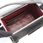 Chanel Handbag Quilted Black Lambskin Vanity — view 3