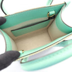 Gucci Handbag Interlocking Jumbo GG Mini Tote 2-Way Beige Green Canvas Leather — view 3
