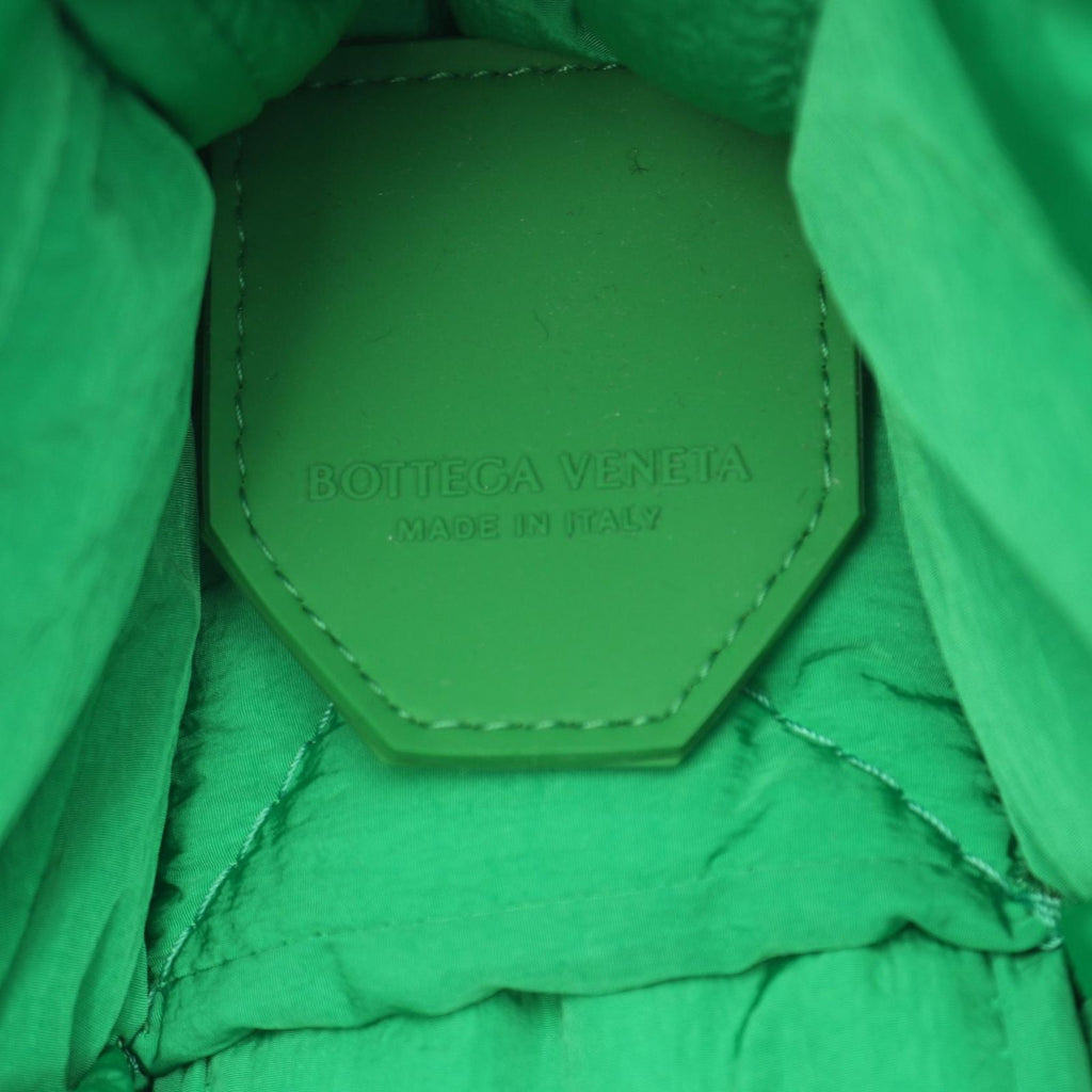Bottega Veneta Shoulder Bag Padette Cassette Maxi Intrecciato Green Nylon — view 4