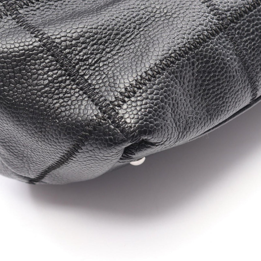 Chanel Tote Choco Bar Black Calf — view 6