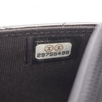Chanel Shoulder Bag 2.55 Quilted Black Patent Leather Chain Wallet — view 5