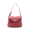 Hermes Shoulder Bag Lindy 30 Ruby Leather