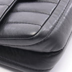 Chanel Shoulder Bag 2.55 Black Lambskin Mademoiselle Mini Chain — view 7
