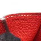 Hermes Handbag Halzan 31 2-Way Rouge Tomato Leather 31 — view 5