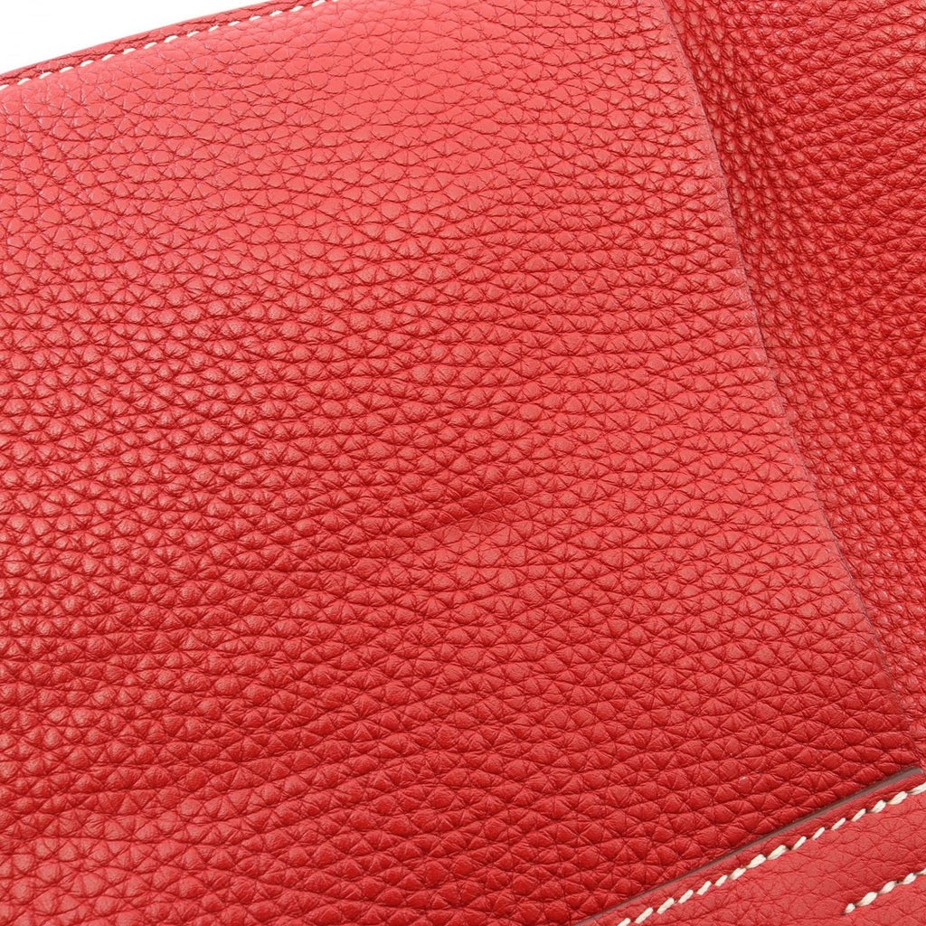 Hermes Handbag Halzan 31 2-Way Rouge Tomato Leather 31 — view 9