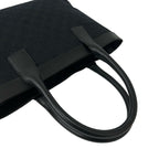 Gucci GG Canvas Pattern Leather Mini Tote Boston Bag Black — view 4