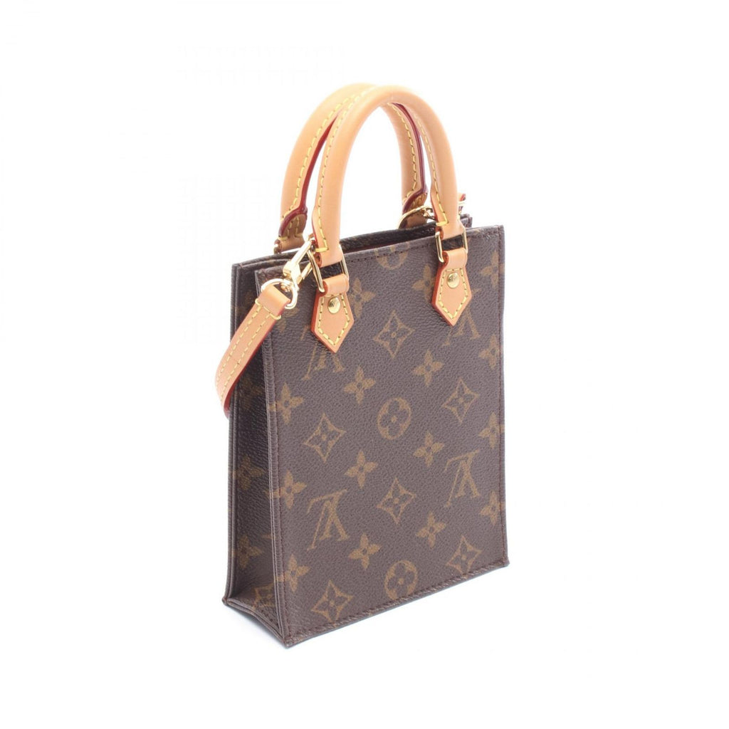 Louis Vuitton Handbag Sac Plat Canvas Leather Petite — view 2