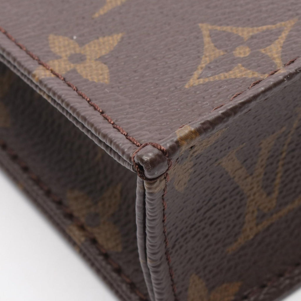 Louis Vuitton Handbag Sac Plat Canvas Leather Petite — view 6