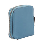 Hermes Coin Case Azap Compact Mini Silk in Blue Nord Inn — view 2