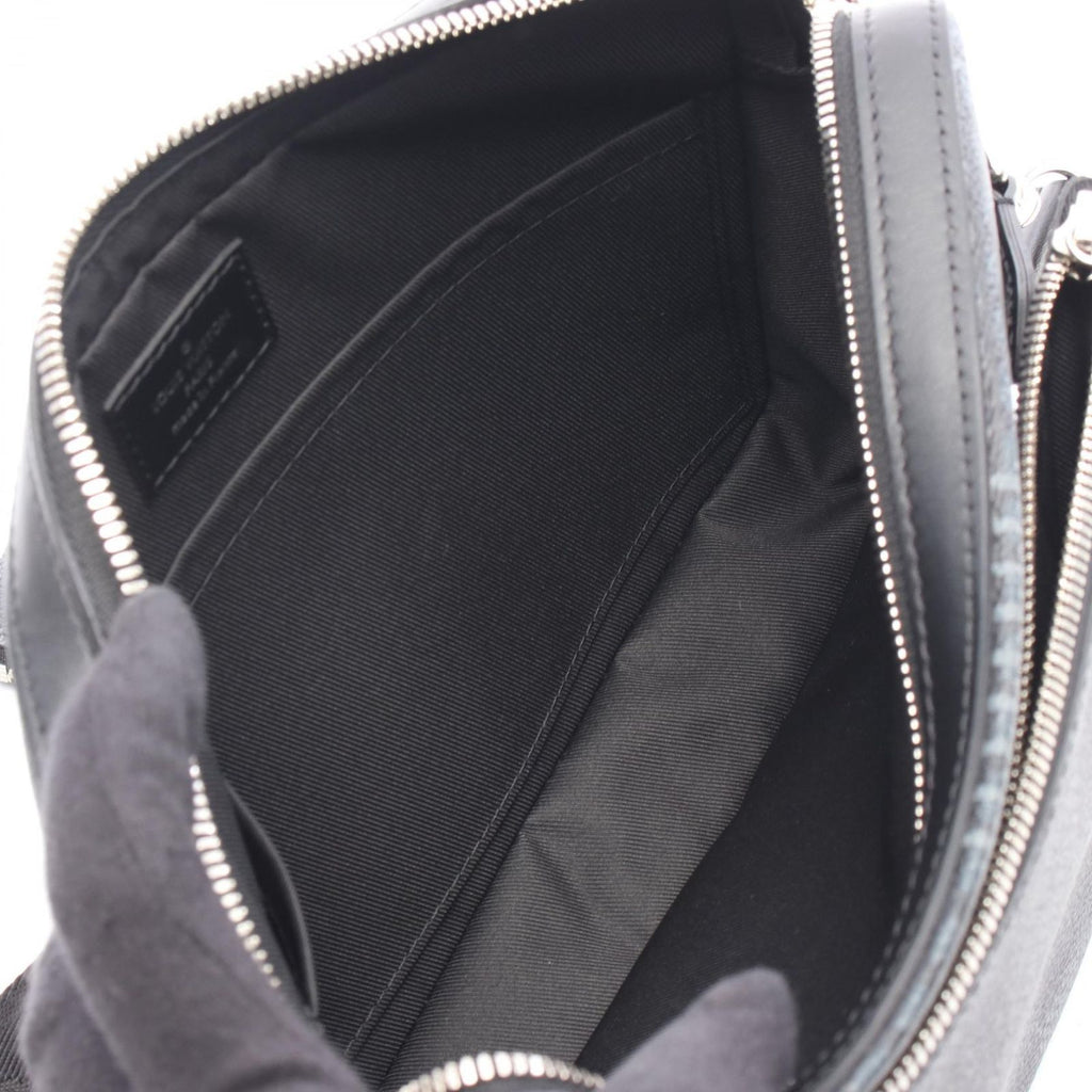 Louis Vuitton Shoulder Bag Trio Messenger Damier Graphite Canvas Leather — view 3